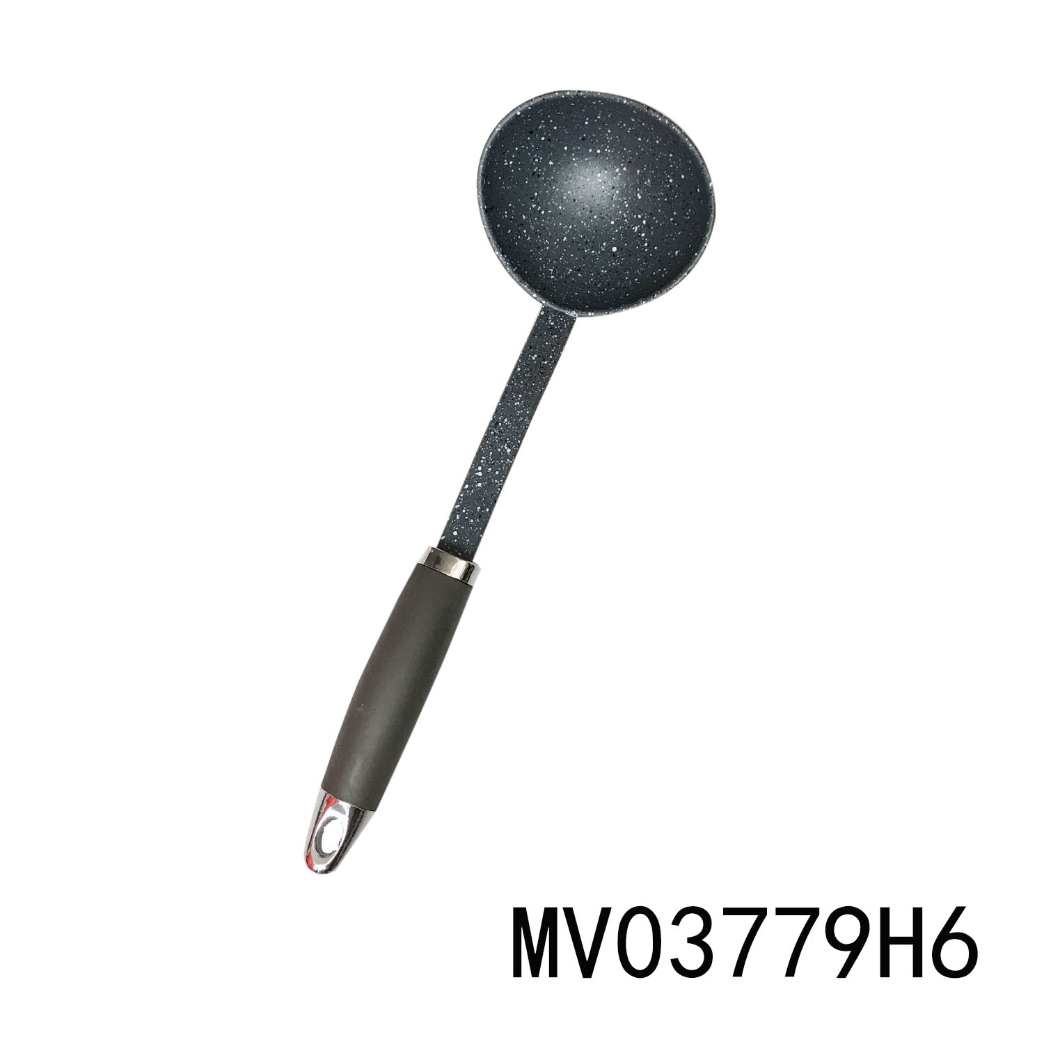 MV03779H6 Marbling Nylon Kitchen Tools/Ladle With Tpr Handle