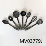 7Pcs Nylon Kitchen Tools Set With Tpr Handle