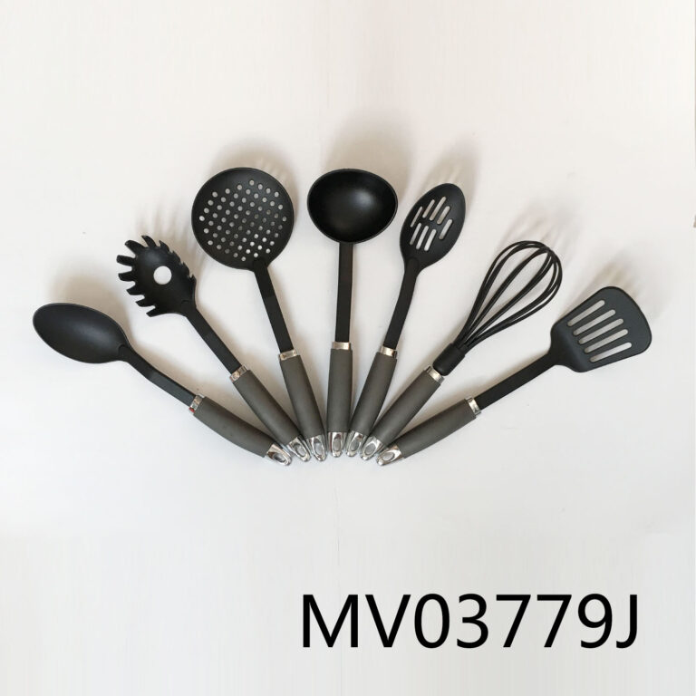 7Pcs Nylon Kitchen Tools Set With Tpr Handle