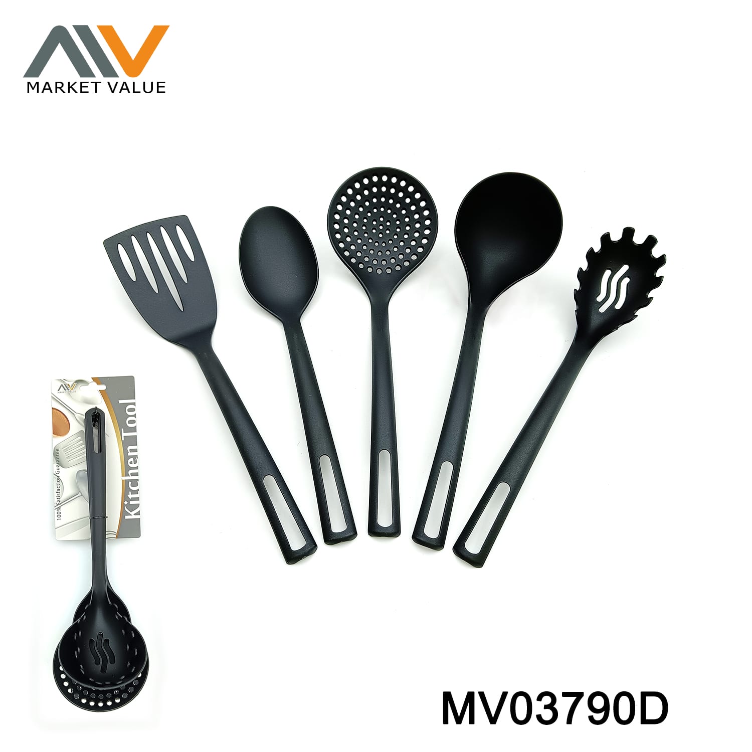 MV03790D 5Pcs Kitchen Tools Set With Nylon Handle