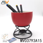 7Pcs Chocolate Fondue Set In Color Box