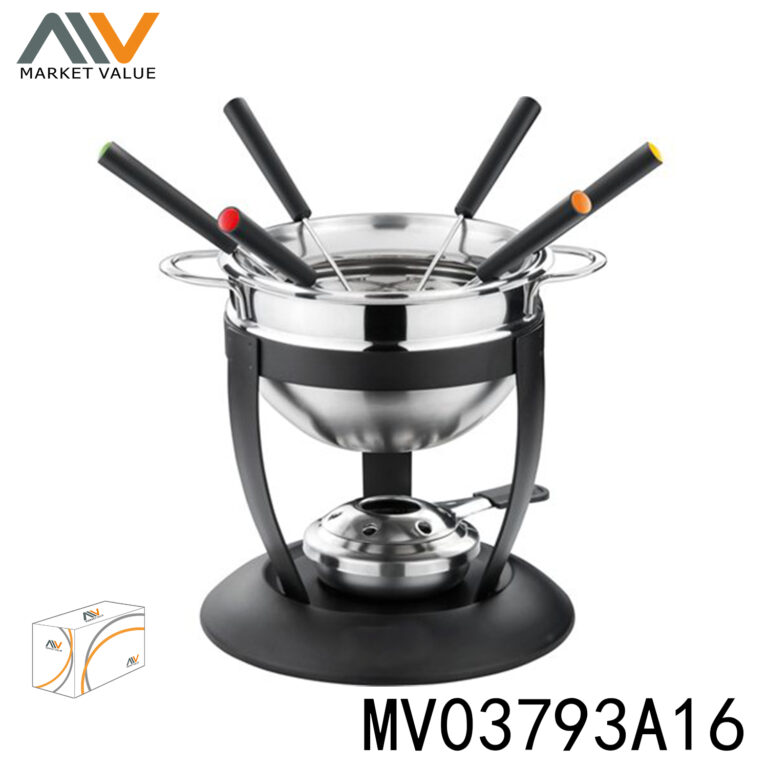 Sets Of 9Pcs Fondue Set In Color Box