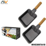 2Pcs Non-Stick Pan With Color Box