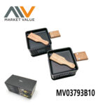 10Pcs Raclette Set With Wooden Spatula In Color Box