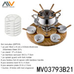 29Pcs Fondue Set In Colour Box