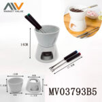 7 Pieces Chocolate Fondue Set