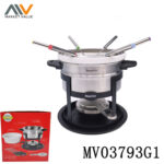12 Piece 3 In 1 Fondue Set