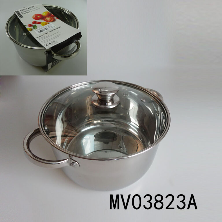 4.25L S/S Casserole With Glass Lid