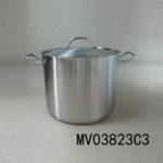 Two Handle S.S. Dutch Oven 20Qt With Color Box
