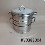 3 Layers Stainless Steel Cooking Pot With Color Box