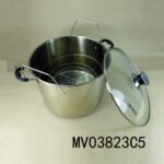 Two Handle S.S. Dutch Oven And Steam Rack With Color Box