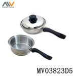 2 Piece Stainless Steel Cooking Pot With Lid