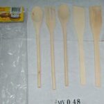 5Pcs 12" Wood Cutlery
