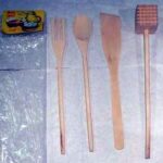 4Pcs Wood Cutlery