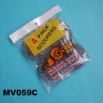 4Pcs S.S. Copper Scourers