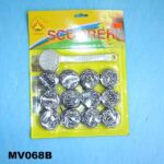 9Pcs S/S Scourers W/ Handle B/C