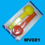 2Pcs Plastic Ice Cream Spoon B/C