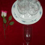 5 Pcs Cups & Dish Set