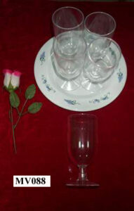 5 Pcs Cups & Dish Set
