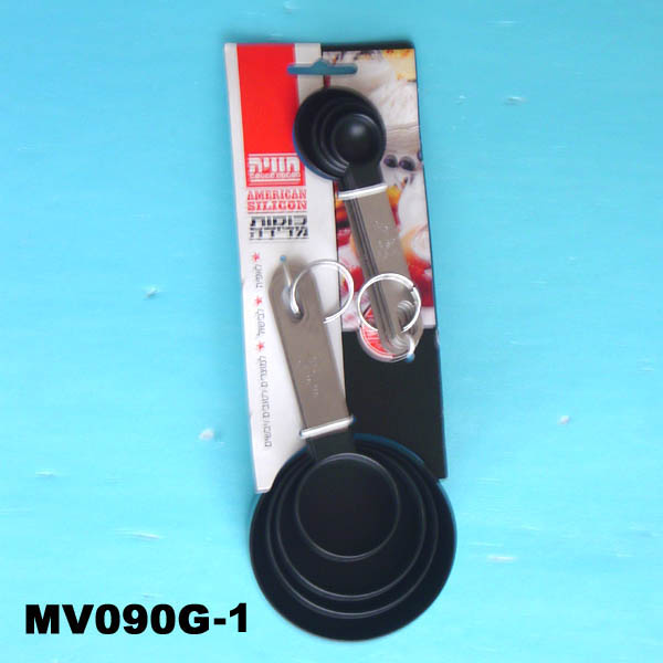 8Pcs  Measuring Spoon Abs Head+ S/S Handle T/C
