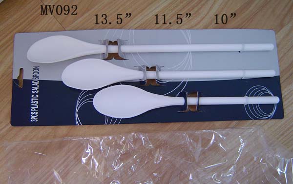 MV092 3Pcs Plastic Salad Spoon