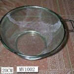 20Cm  Chrome Basket With Handle Tag Card