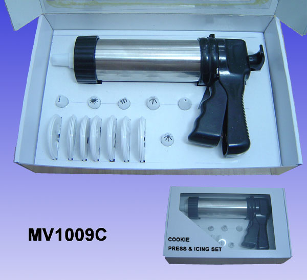 MV1009C 29Pcs Cookie Press & Icing Set In Box