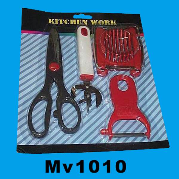 MV1010 Opener & 9110 Scissors & Egg Slicer & U Design Peeler