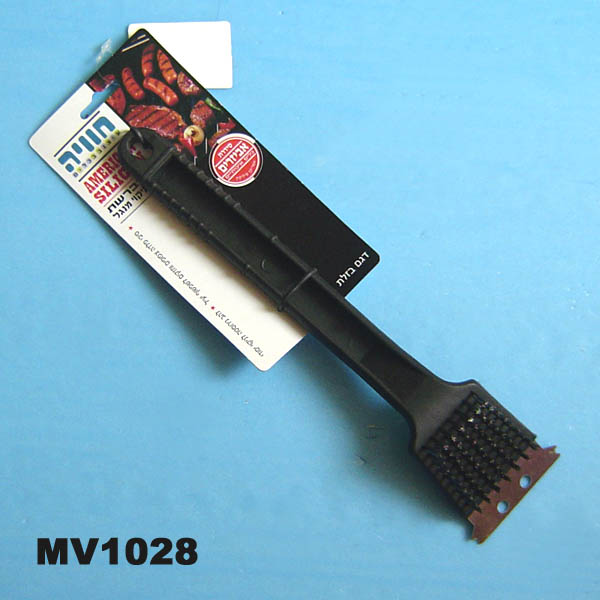 MV1028 12"Bbq Brush Steel Tail T/C