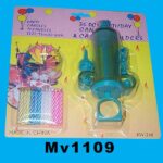 24Pcs Birthday Candle + Milking Tool Set