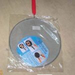 32Cm Splatter Screen With Plastic Handle Tag Card