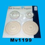 4Pcs Sink Drainer & Stopper B/C