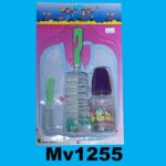 2Pcs Bottle Brush & Milk Bottle & Cloth Set B/C