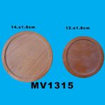 2Pcs Wood Cup Cushion
