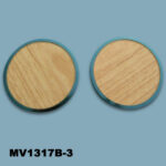 2Pcs Oak Wooden Cup Cushion