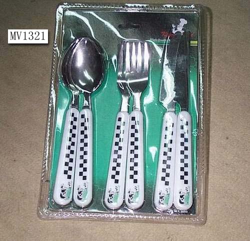 MV1321 6Pcs Knives & Spoon & Forks