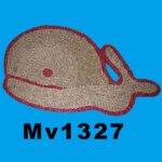 Cetacean Form Grass Cushion