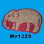 Elephant Form Gass Cushion