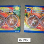 2Pcs Sea Shell Salt & Pepper Bottle B/C