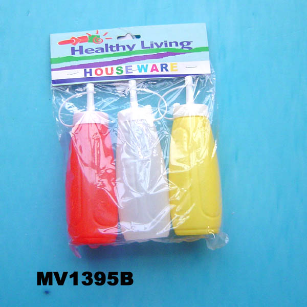 MV1395B Set Of 3 Ketchup Bottle Pbh