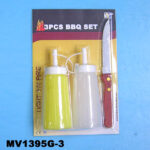 Catsup/Mustard Dispenser 2Pk & Steak Knife B/C