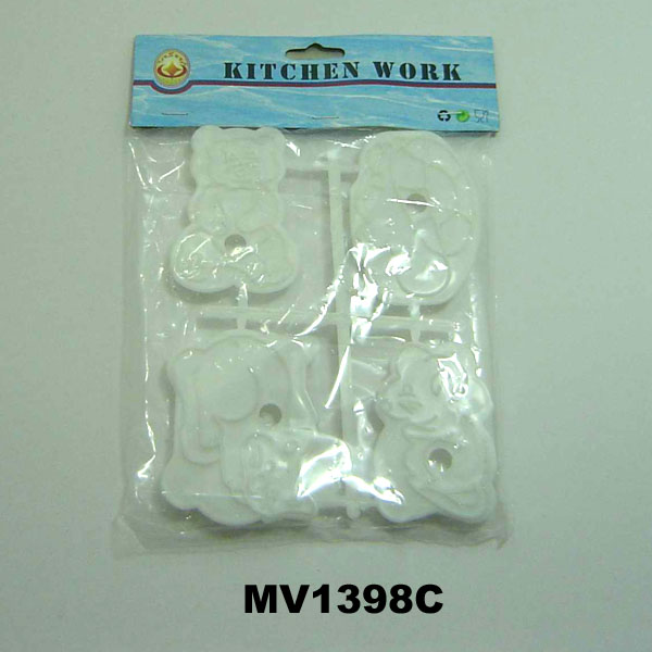 MV1398C 4Pcs Cake Mould Plastic