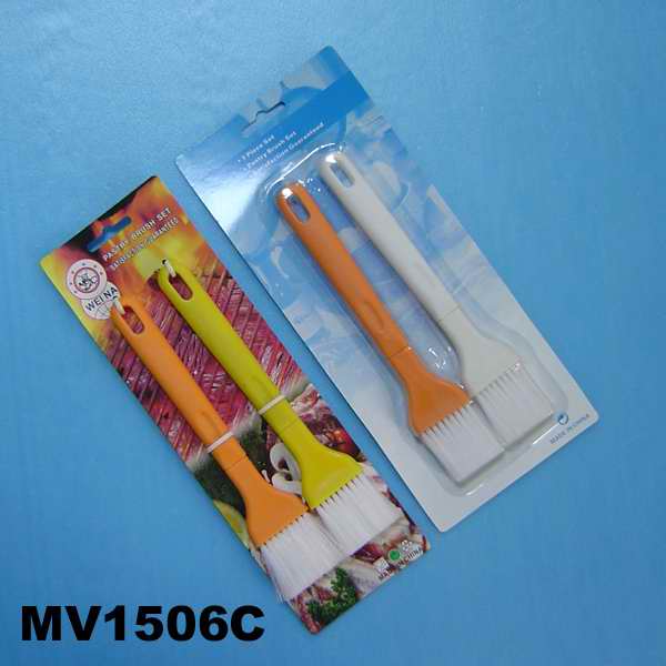 MV1506C 2Pcs Bbq Brush Plastic Handle