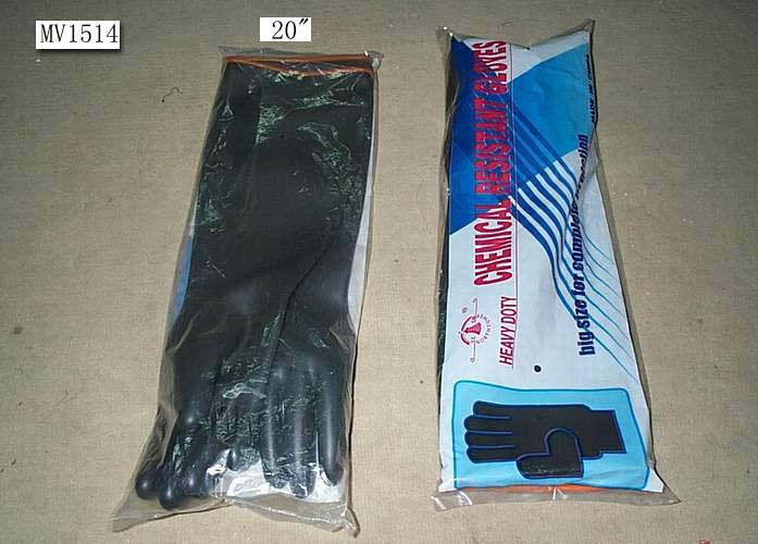 MV1514 Extra Heavy Rubber Industrial Glove In Colour Bag