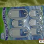 Set 6 Perchas Bano