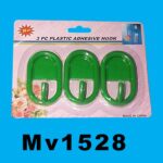 5Pcs Plastic Adhesive Hooks