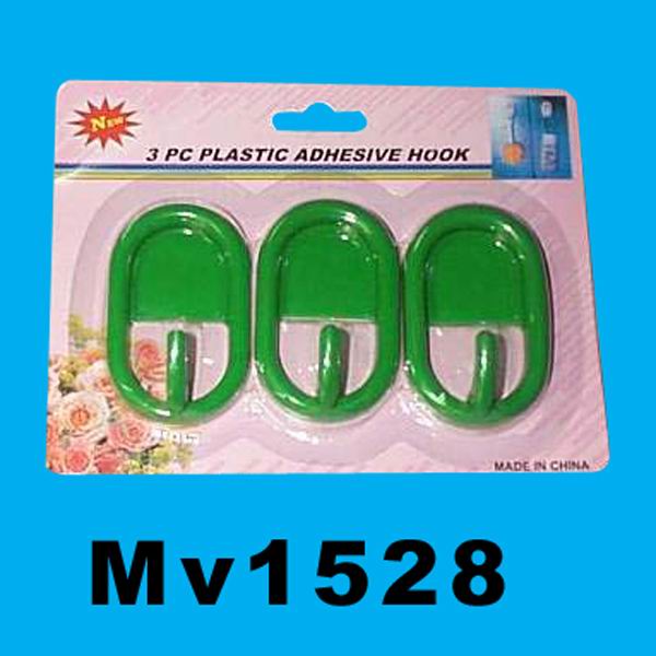 MV1528 5Pcs Plastic Adhesive Hooks