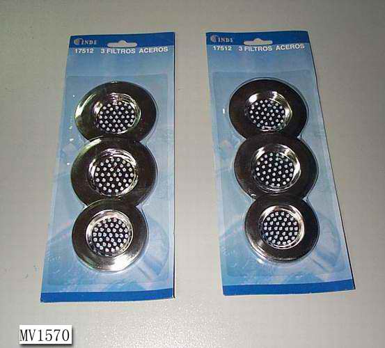 MV1570 3Pcs Metal Sink Strainer B.C.