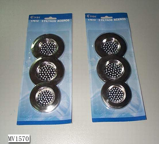 MV1570A 3Pcs S/S Sink Strainer B.C.