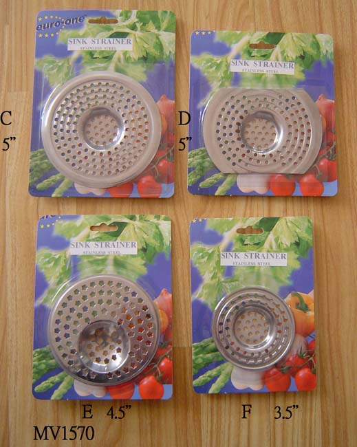 MV1570E Sink Strainer S/S Dia.:4.5 Inch